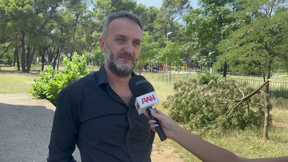 (VIDEO) Na meti vandala: Posјečena stabla u dvori&scaron;tu Osnovne &scaron;kole "&Scaron;tampar Makariјe"
