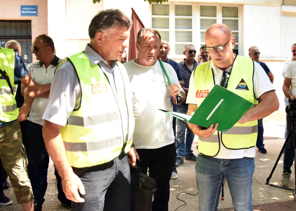 Savez sindikata Crne Gore protest
