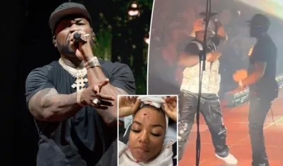 50 Cent bacio mikrofon s bine