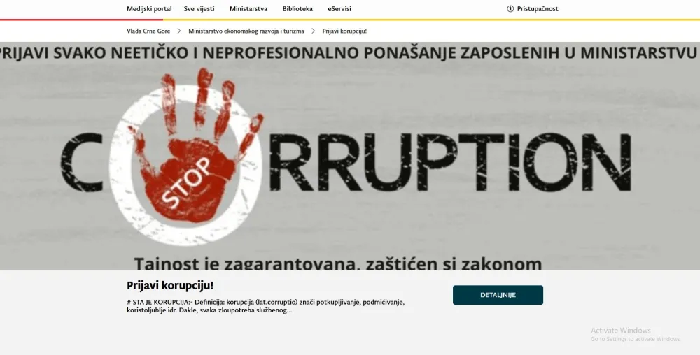 Skrin&scaron;ot - Ministarstvo