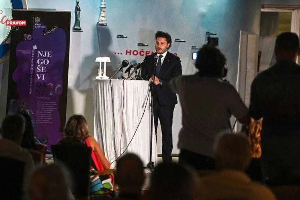 Abazović govorio na otvaranju skupa "Njego&scaron;evi dani"