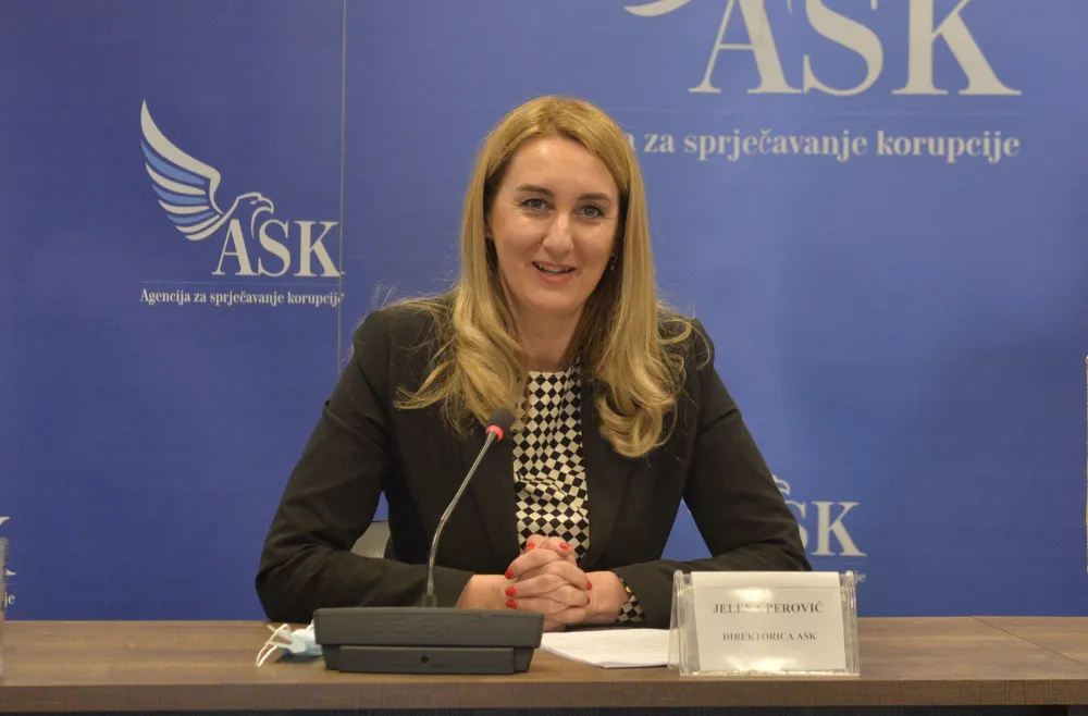 agencija za sprecavanje korupcije, press agencije za sprecavanje korupcije, ask, ASK, Jelena Perovic, Jelena Perovic direktorica agencije za sprecavanje korupcije, direktorica ask