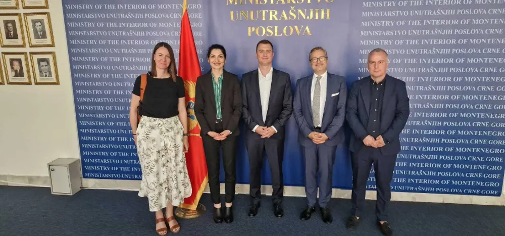 Ćulafić-Rici: Unapređenje saradnje za bezbjedniju Crnu Goru