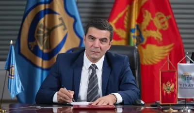 predsjednik op&scaron;tine Tivat dr Sini&scaron;a Kusovac