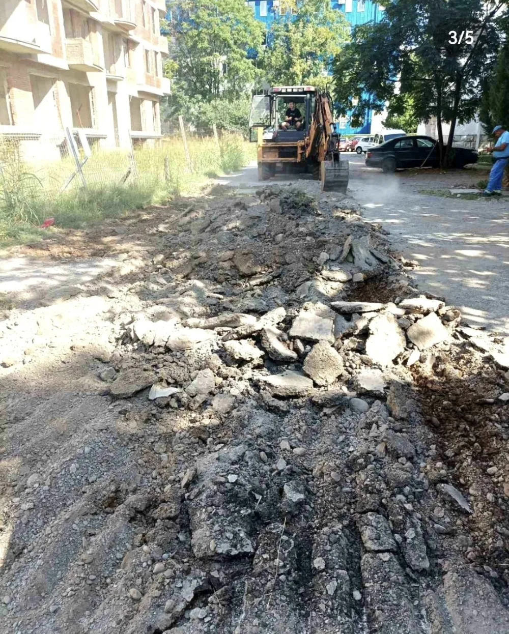 Grade privremeni parking u Ulici Svetozara Markovića