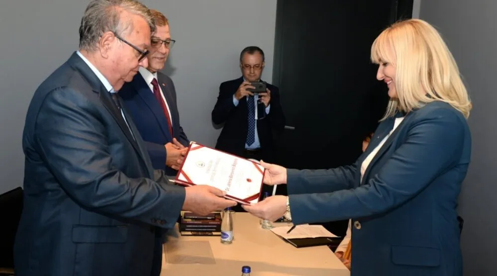 Borovinić Bojović uručena medalja "Mihaj Eminesku"