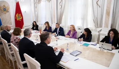 Klarić sa delegacijom Monitoring komiteta Kongresa lokalnih i regionalnih vlasti Savjeta Evrope