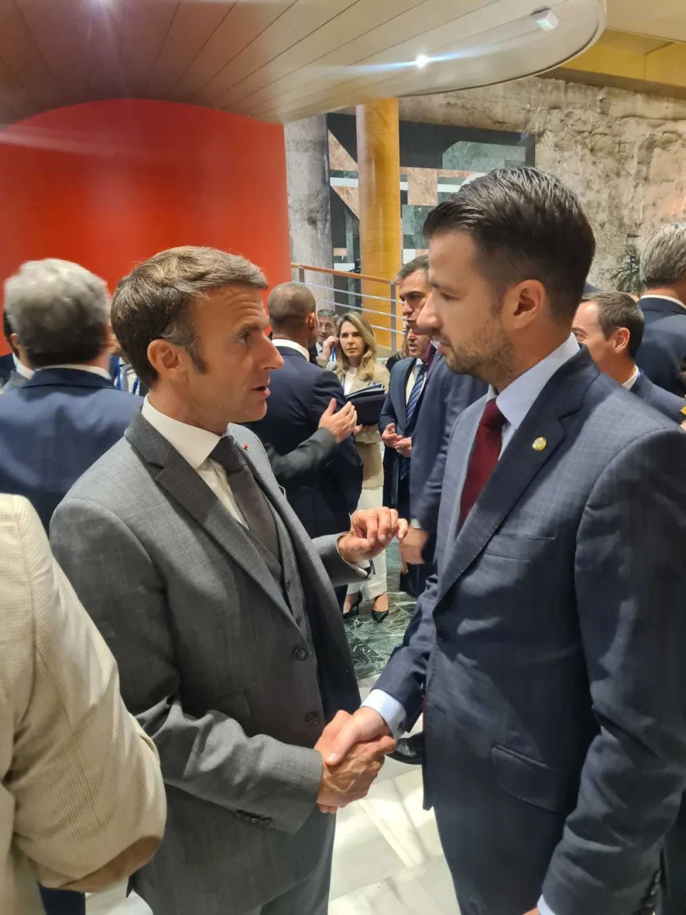 Milatović predstavio "Platformu za Crnu Goru u EU" predsjedniku Francuske