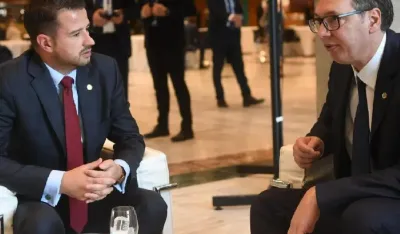 Milatović i Vučić razgovarali o jačanju saradnje dvije zemlje