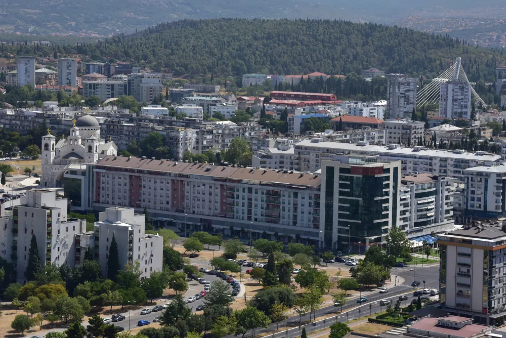 Podgorica 2023, Podgorica,Panorama,Grad