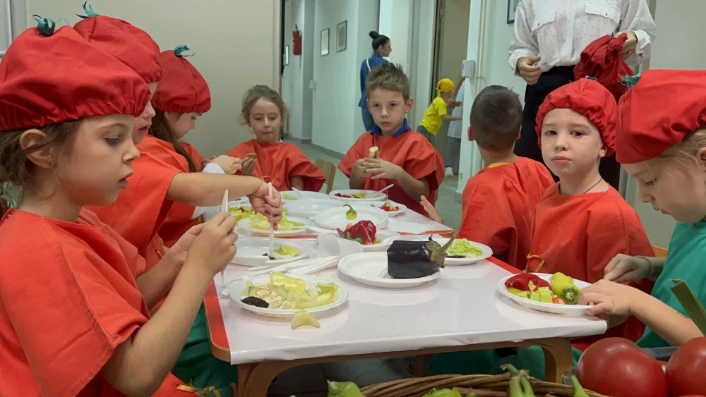 Saјam zdrave hrane u organizovan u vrtiću "Suncokrili"