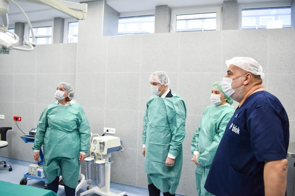 Ministar sa menadžentom KCCG obi&scaron;ao rekonstruisanu operacionu alu
