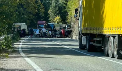 Udes kod tunela Lokve (Foto: PatrolaCG/Viber)