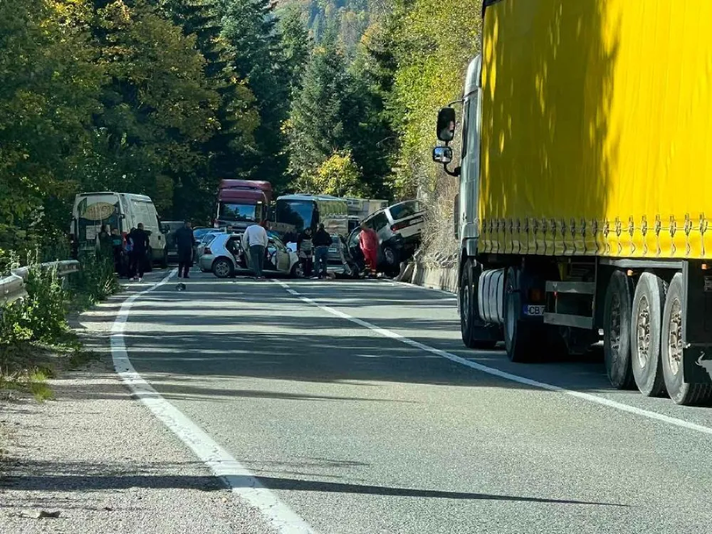 Udes kod tunela Lokve (Foto: PatrolaCG/Viber)
