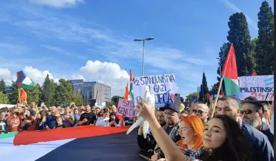 Sa skupa podr&scaron;ke Palestincima u Gazi