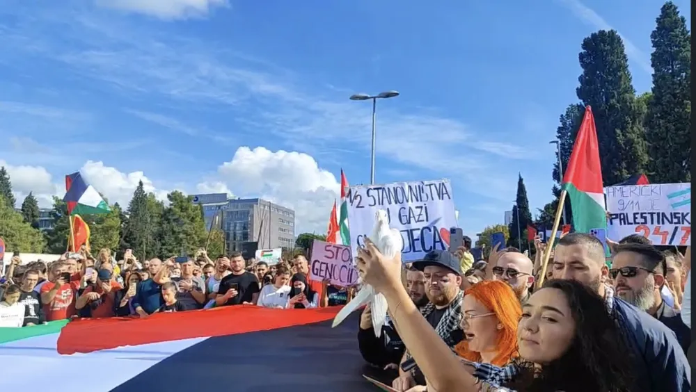 Sa skupa podr&scaron;ke Palestincima u Gazi