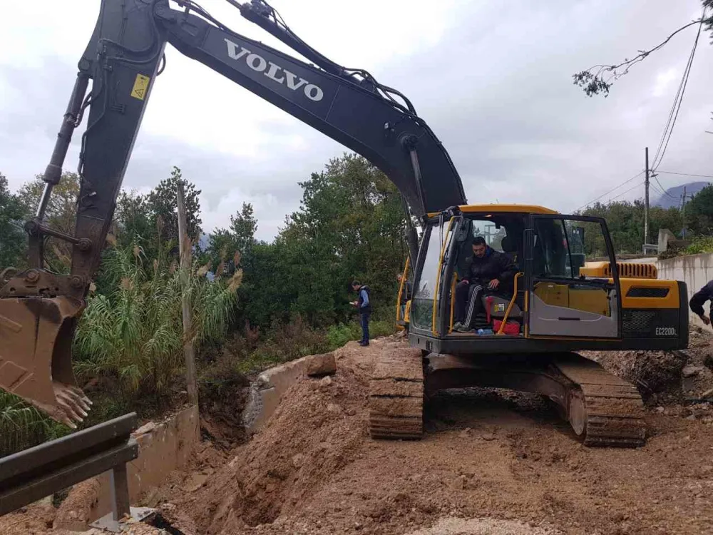 pripremni radovi na sanaciji klizi&scaron;t i puta Rati&scaron;evina Mojdež