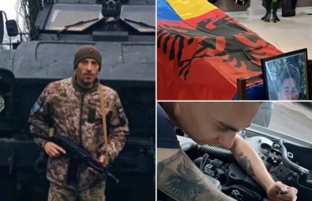 Fotografije poginulih ukrajinskih vojnika albanskog porijekla