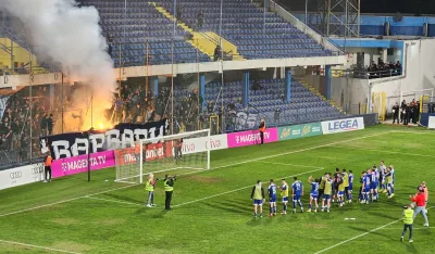 Slavlje sa navijačima nakon pobjede