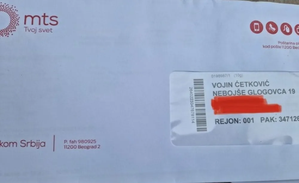 Vojin Ćetković dobija po&scaron;tu na sredi kuma Neboj&scaron;e Glogovca