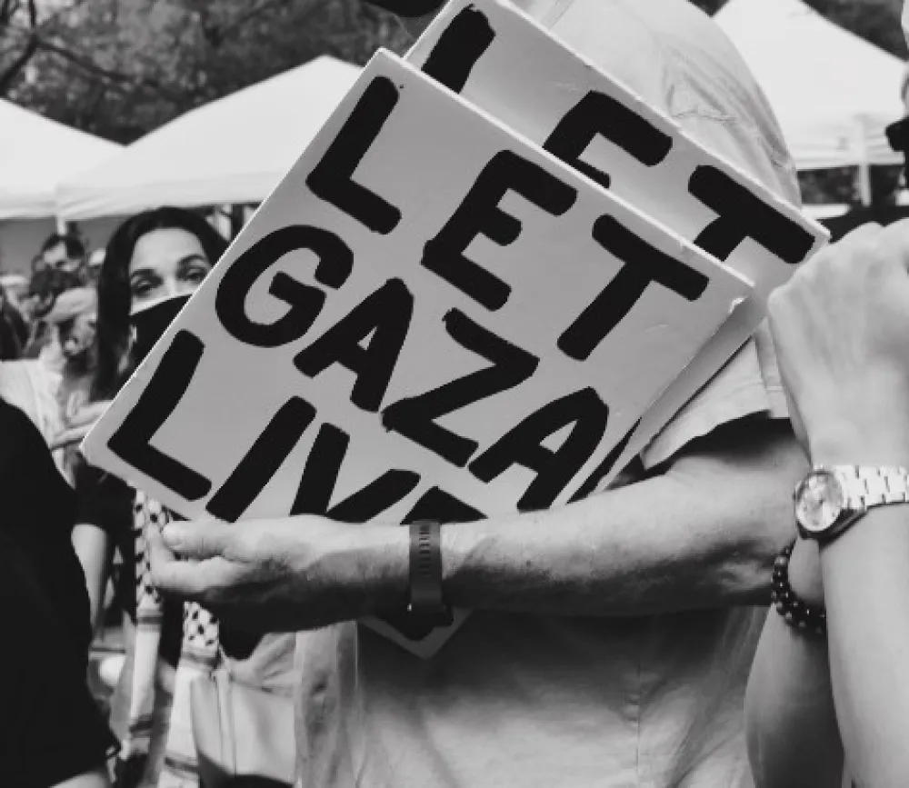 FOTO: Unsplash - Amir Hanna<br>Palestina. Gaza, ilustracija