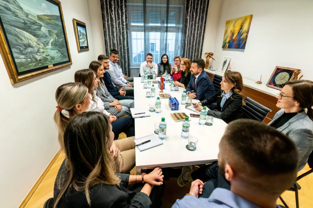 Milatović sa studentima