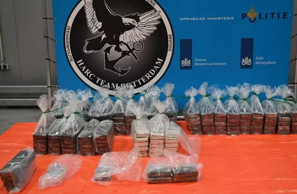 Roterdam: 464 kilograma kokaina pronađeno u tovaru otpada iz Dominikanske Republike