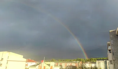 (VIDEO) Duga iznenadila Podgoričane nakon ki&scaron;e