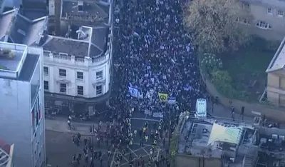 Propalestinski demonstranti na ulicama Londona