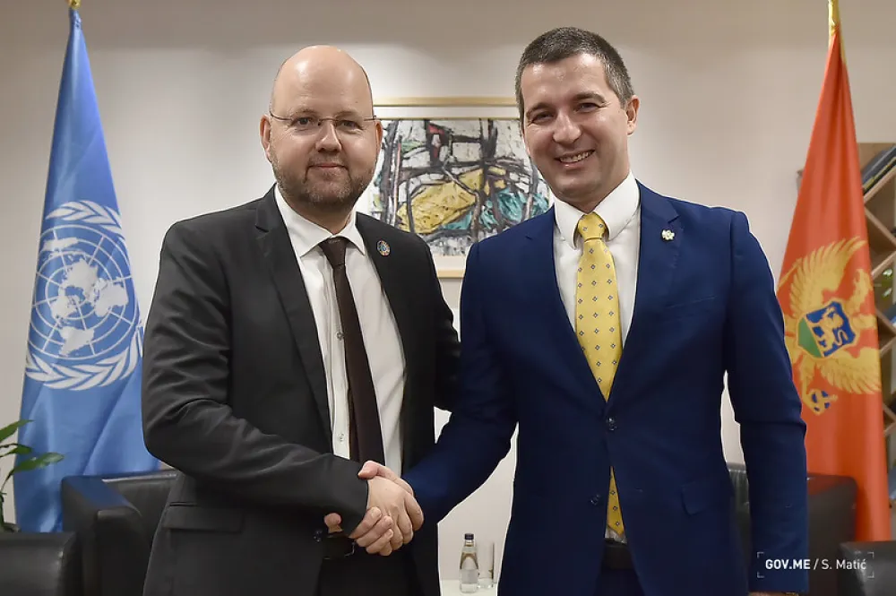 Bečić sa Piterom Lundbergom