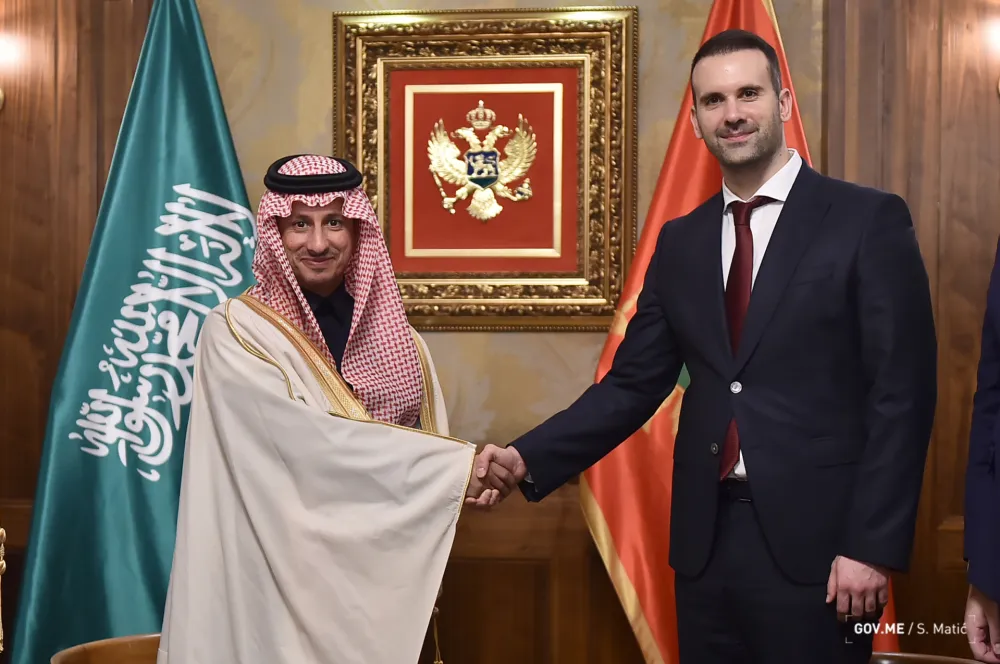 Milojko Spajić sa ministom turizma Saudijske Arabije