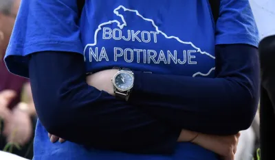 Bojkot popisa protest, bojkot popisa, nijesmo doma, popis, bojkot