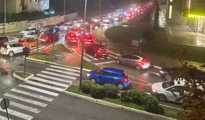(VIDEO) "Crni petak" izazvao saobraćajni kolaps u Podgorici