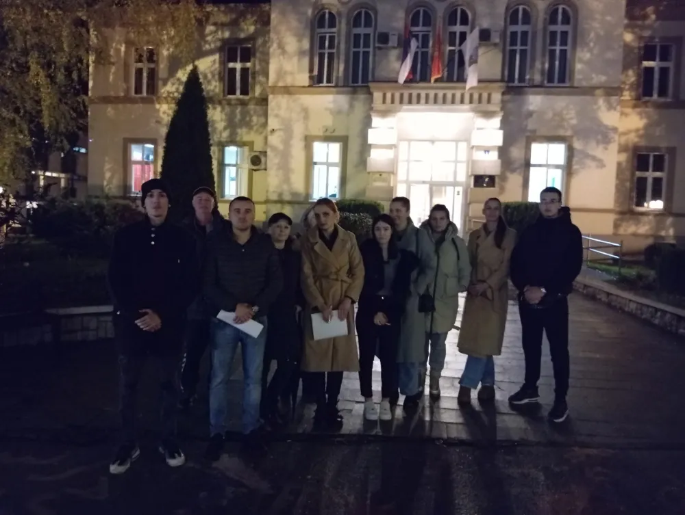 Berane: Održan protest popisivača koji su eliminisani u drugom krugu