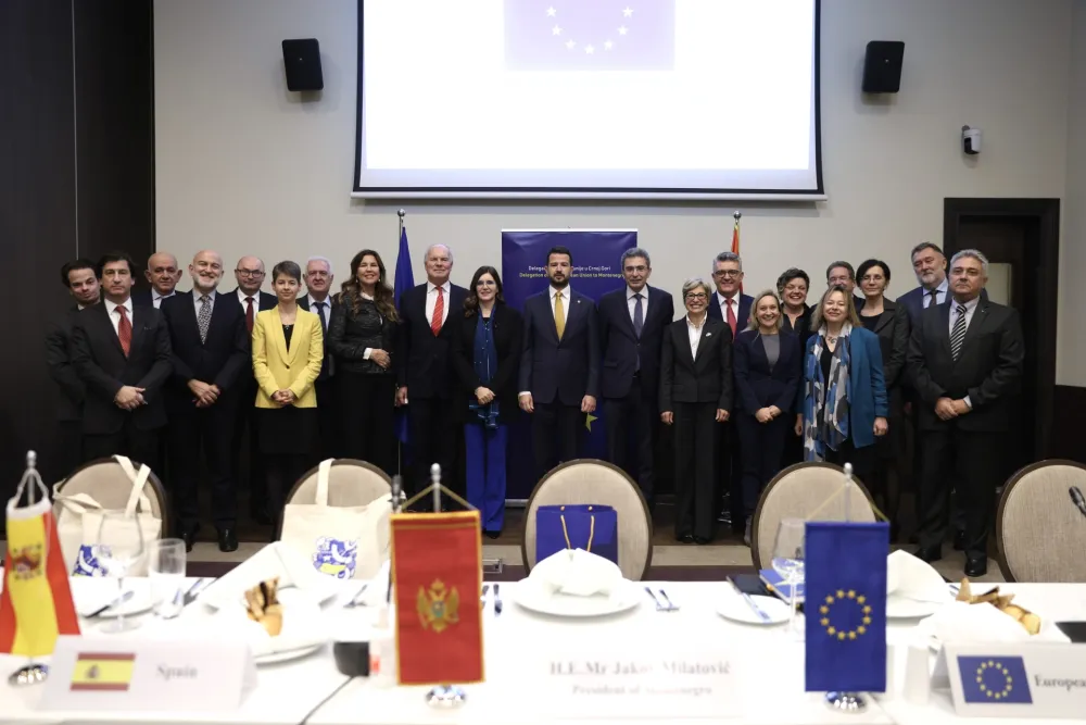Milatović sa ambasadorima zemalja članica EU