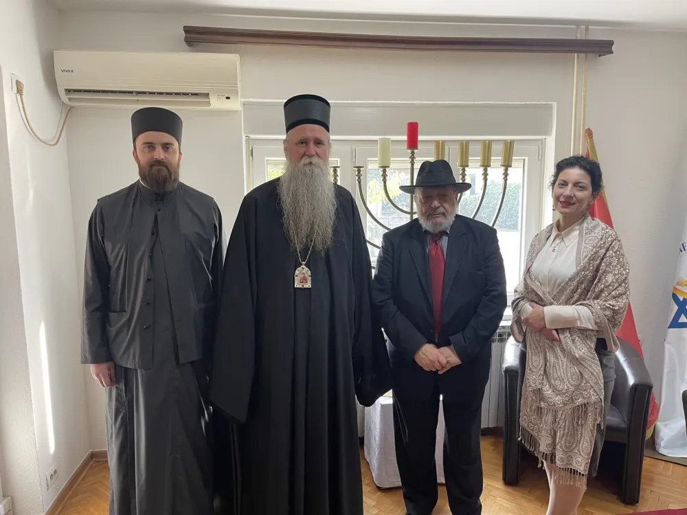 Mitropolit Joanikije posjetio Jevrejsku zajednicu Crne Gore