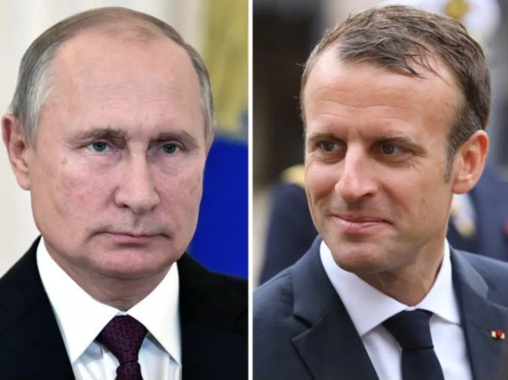 Putin i Makron