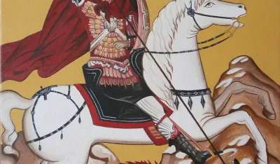 Икона с ликом Св. Ђорђа (ФОТО: ЕПАРХИЈА РАШКО-ПРИЗРЕНСКА)