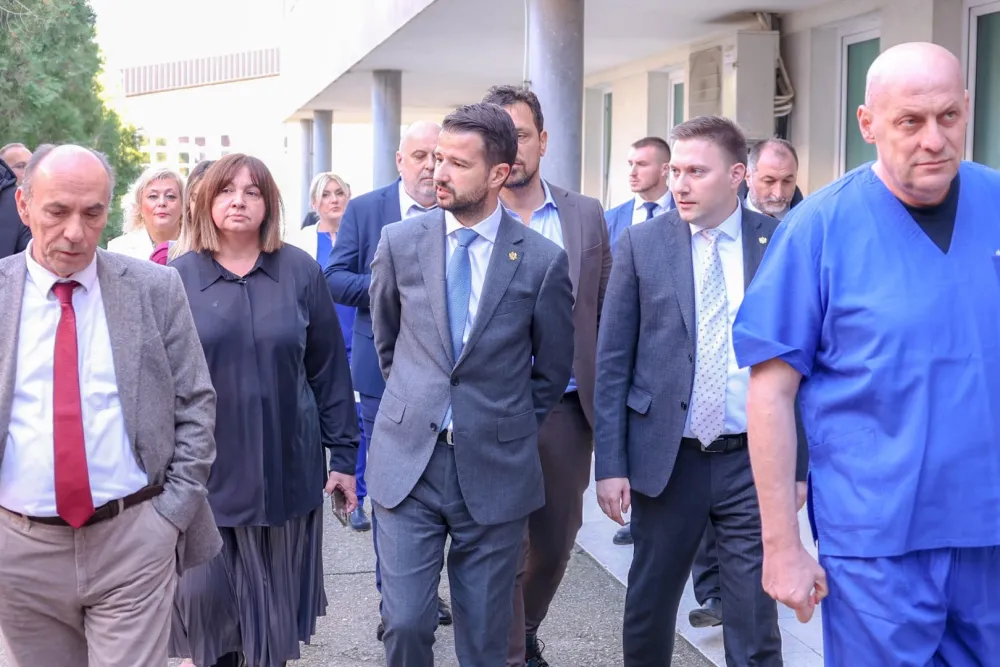 Milatović u Kliničkom centru