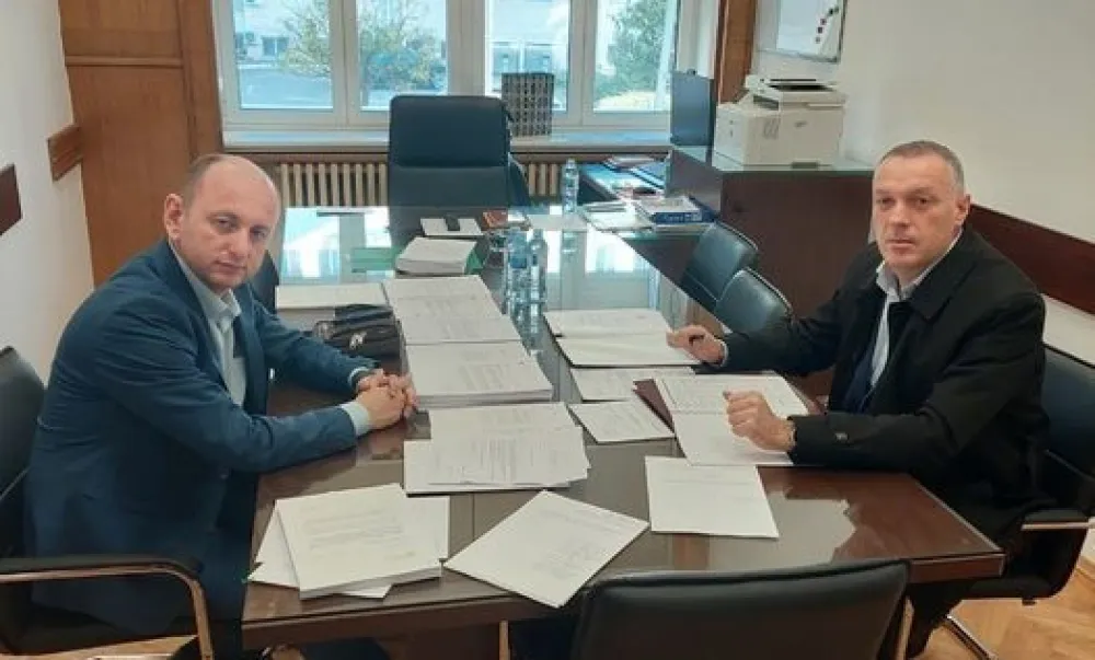 Božović kod predsjednika DNP Milana Kneževića