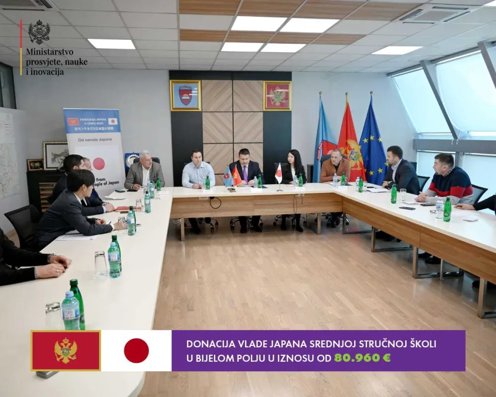 Vlada Japana donirala 51.431 eura Javnoj pred&scaron;kolskoj ustanovi &bdquo;Jevrosima Jevra Rabrenović&ldquo; u Mojkovcu