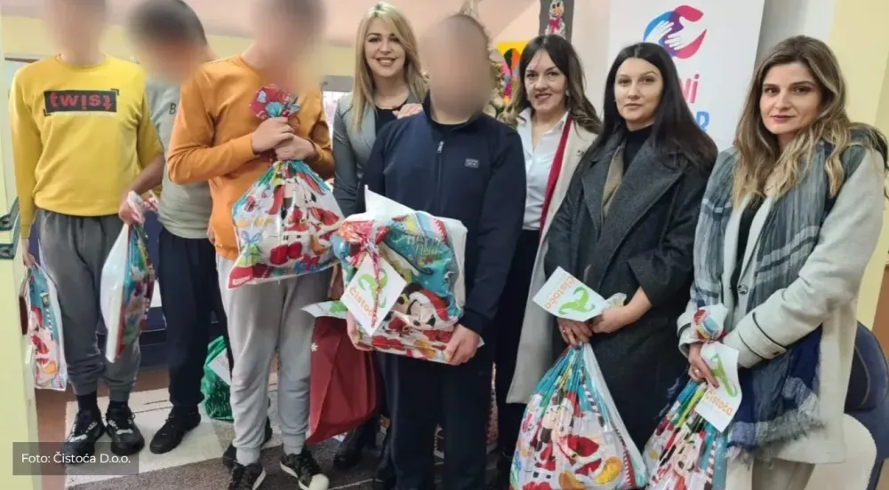 Predstavnici Čistoće uručili poklone korisnicima podgoričkog Dnevnog centra