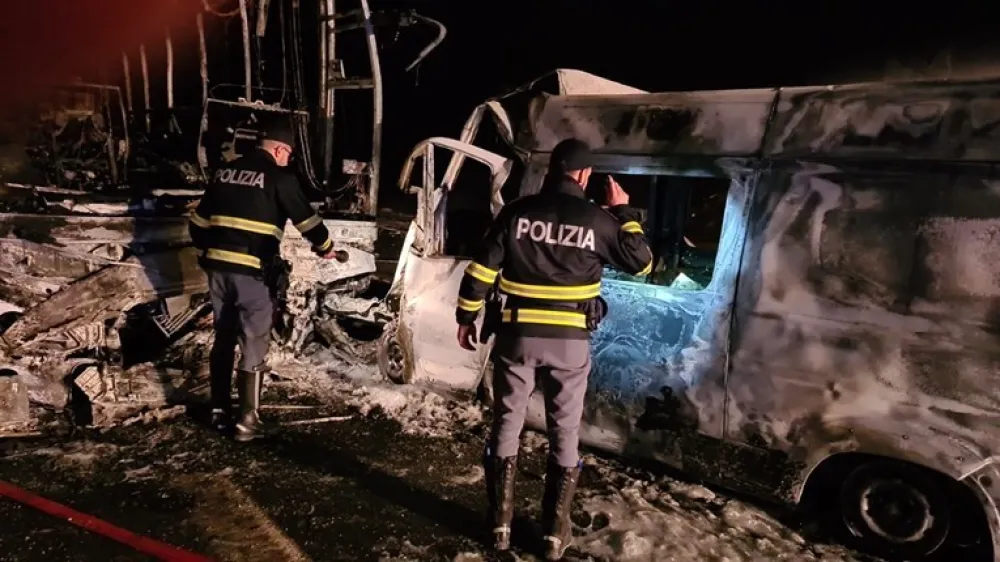 Sudar Hitne i autobusa u Italiji