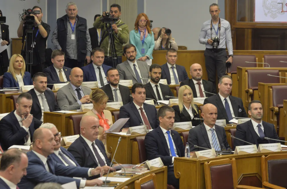 Skupstina Crne Gore 28 saziv, Sjednica skupstine 28 saziv, nastavak sjednice skupstine Crne Gore 28 saziva