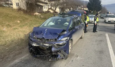 Jedan od vozila koji je učestvovao u lančanom sudaru