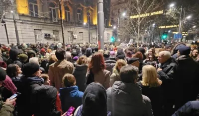 Protest opozicije u Beogradu