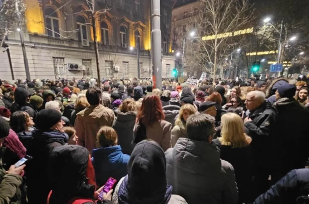 Protest opozicije u Beogradu