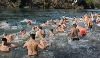 plivanje za krst, bogojavljenje, plivanje za krst u podgorici, plivanje za krst sastavci morace i ribnice