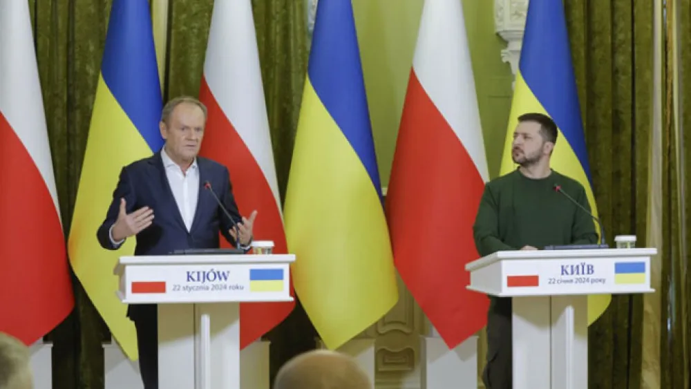 Tusk i Zelenski