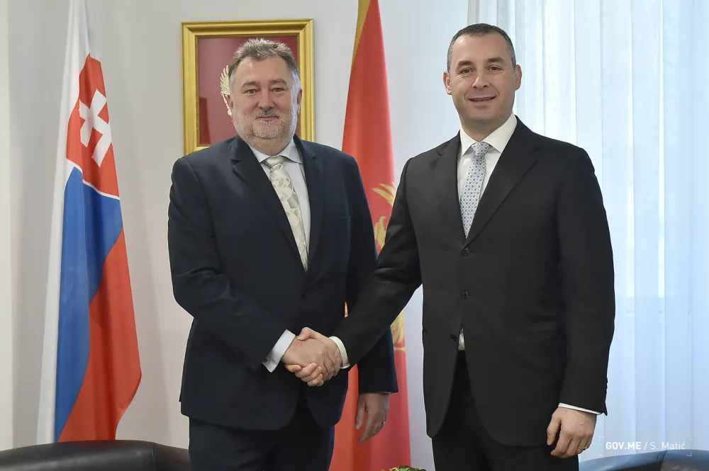 Potpredsjednik &Scaron;ćekić sastao se sa ambasadorom Republike Slovačke Borisom Gandelom